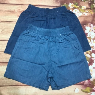 QUẦN SHORT JEAN NỮ HÀNG VNXK CHẤT JEAN GIẤY MỀM MỊN 43KG-55KG [CÓ QUẦN NGỐ]