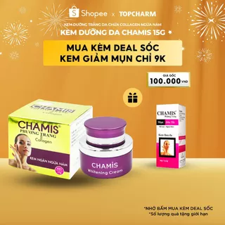 Kem giảm thâm nám tàn nhang CHAMIS 15g - Kem dưỡng trắng giúp làm mờ thâm nám và tàn nhang hiệu quả