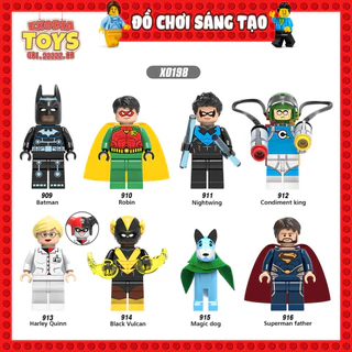 Xếp hình Minifigure Nhân vật Siêu anh hùng DC Comics và các siêu phản diện - Đồ Chơi Lắp Ghép Sáng Tạo - XINH X0198