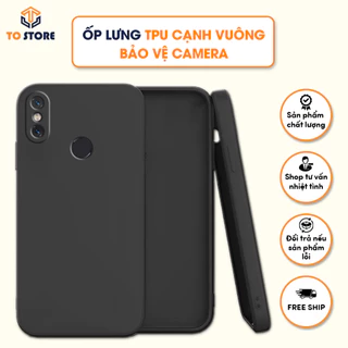 Ốp lưng Xiaomi Mi 8, Mi 8SE, Mi 9, Mi 9SE TPU viền cạnh vuông bảo vệ camera | Vỏ điện thoại bảo vệ camera