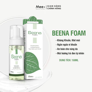 Bọt vệ sinh Beena, Dung dịch vệ sinh phụ nữ, hỗ trợ làm sạch khử mùi, kháng khuẩn MEE NATURAL