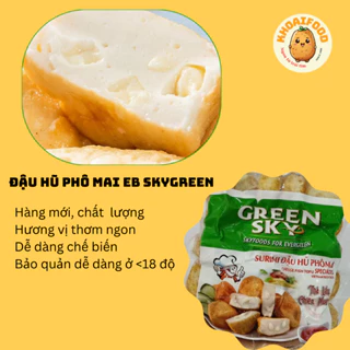 Đậu hũ phô mai SKYGREEN (túi 400gr), đậu hũ cá phô mai hãng Việt Nam thả lẩu, chiên thơm ngon