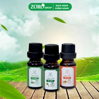 Tinh dầu thiên nhiên O'Fam sả chanh, trà xanh giúp khử mùi, thơm phòng 10ml