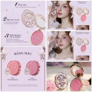 Gôm oder Má Dâu tím Flower Knows Strawberry Rococo Series Embossed Blush