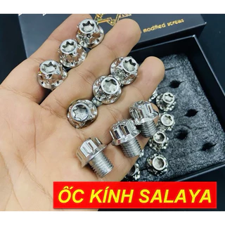 Ốc Chân Gương Xe Máy Salaya Loại Xịn Chân 10 Ren Thuận Ngược