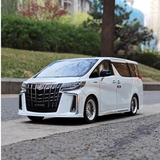 Mô hình xe Toyota Alphard tỉ lệ 1:18 hãng QY có cửa điện trượt tự động