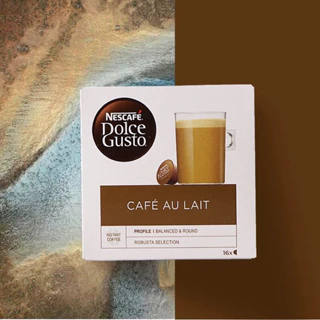 Cà phê viên nén vị sữa Au Lait Nescafe Dolce Gusto - Hộp 16 viên - Nhập Tây Ban Nha