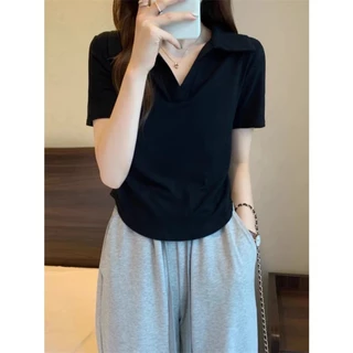 Áo Polo vạt Bầu Coton 100% Cao Cấp Dày Dặn. BASSIC .Chuẩn Bigsize Fom Rộng Thoải Mái. By Miuclothes.