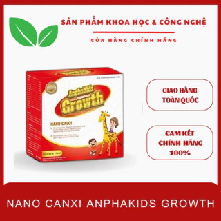 COMBO 2,3,4,5 hộp Nano canxi hữu cơ anphakids growth giúp tăng chiều cao cho bé ,bổ sung calci, vitamin D3 -Viện Hàn Lâm