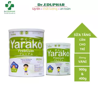 Sữa Tăng Cân Cho Bé YARAKO PREMIUM PEDIA Dành Cho Trẻ Biếng Ăn Và Tăng Cân Nặng Hộp 400g - 900g