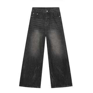 Quần Denim Baggy Jeans Rộng Dark grey wash QJ046