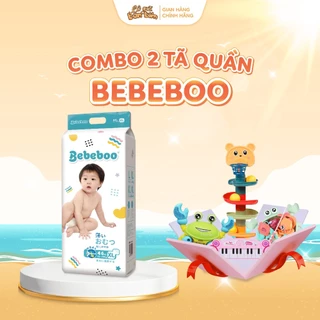 [COMBO NIỀM TIN] Tã bỉm quần Babeboo đủ size khóa ẩm nhanh, thân thiện da bé - Thương hiệu Nhật Bản