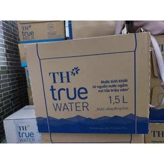 Thùng 12 Chai Nước Suối TH True Water 1.5L