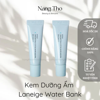 [NÀNG THƠ BEAUTY] - Kem Dưỡng Ẩm Laneige Water Bank Blue HA Cream Oily Minisize 10ml