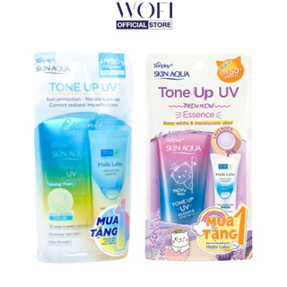Kem chống nắng Sunplay Skin Aqua UV Tone Up Essence SPF50+ PA++++ 50G