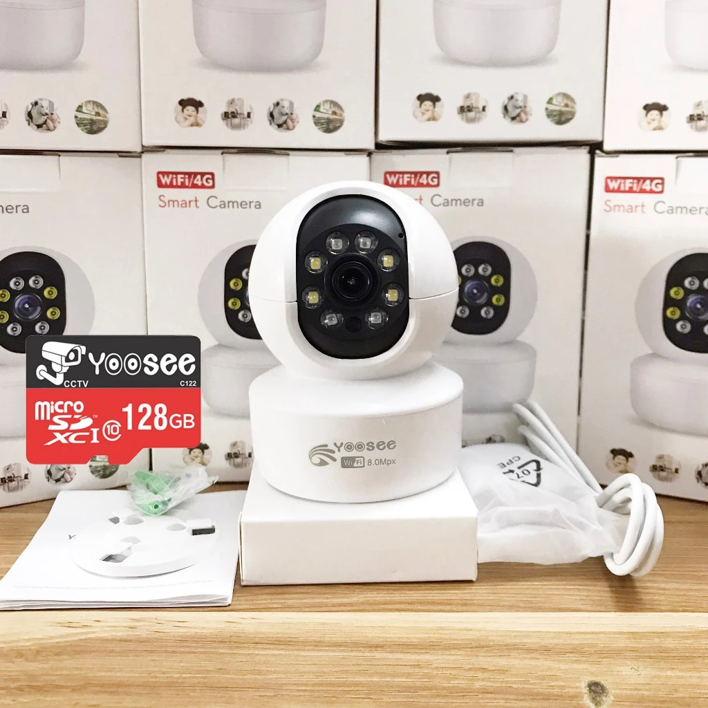 Camera IP YooSee G99 HD Mẫu Mới 8LED - Xem Đêm Có Màu