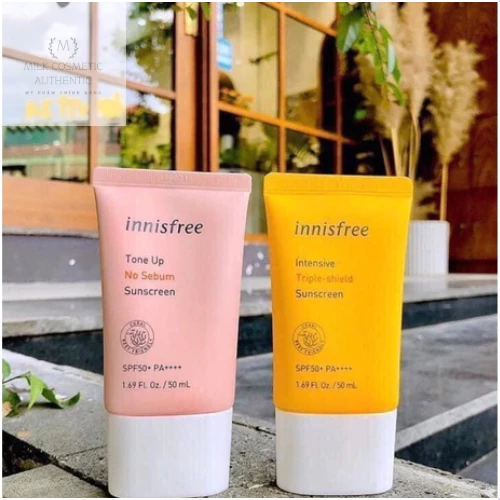 ♥ ♣ ♥ Kem chống nắng innisfree lâu trôi làm sáng da innisfree Intensive Triple Care Sunscreen SPF50+ . ♥ ♣♣ ♥