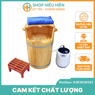 Thùng Gỗ Xông Hơi Chân Xông Phụ Khoa Hàng Loại 1