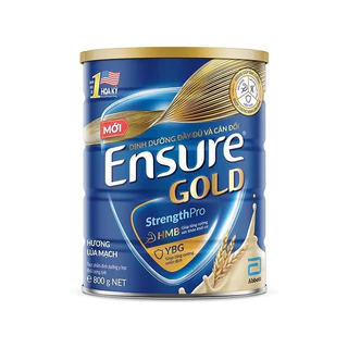 [TẶNG 1 GÓI SỮA 60.6G]Sữa Ensure Gold 800g