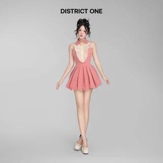 Sweeties Pleated Pink Dress - Đầm hồng D6711