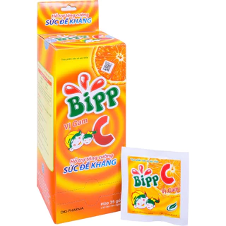 Viên ngậm Bipp C DHG Pharma vị cam tăng cường sức đề kháng (1 gói)