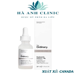 Tinh chất cấp ẩm hồi phục The Ordinary Hyaluronic Acid 2% + B5 dung tích 30ml