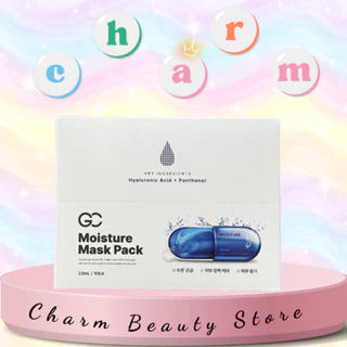 Mặt Nạ Giấy GC Cấp Ẩm Phục Hồi Thế Hệ Mới Moisture Mask Pack Hộp 10 Miếng - Charmbeautystore