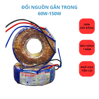 Bộ đổi nguồn gắn trong 220V sang 100V dây đồng 100% dùng cho quạt lọc khí nội địa Nhật công suất 60W-150W