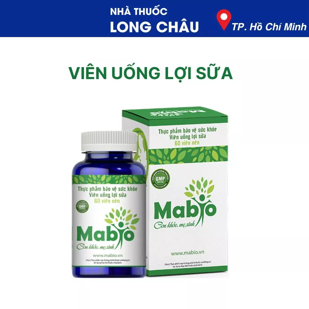 Viên Uống Lợi Sữa Mabio Lợi Sữa Cho Mẹ Sau Sinh Ít Sữa Thiếu Sữa Tắc Tia Sữa Chính hãng Japa Kids