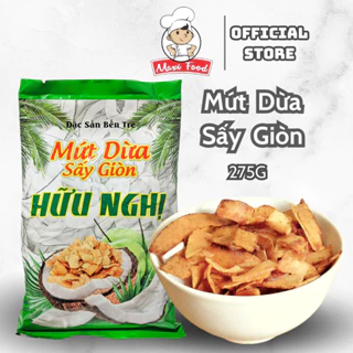 275g Mứt Dừa Sấy Giòn Hữu Nghị MAXIFOOD