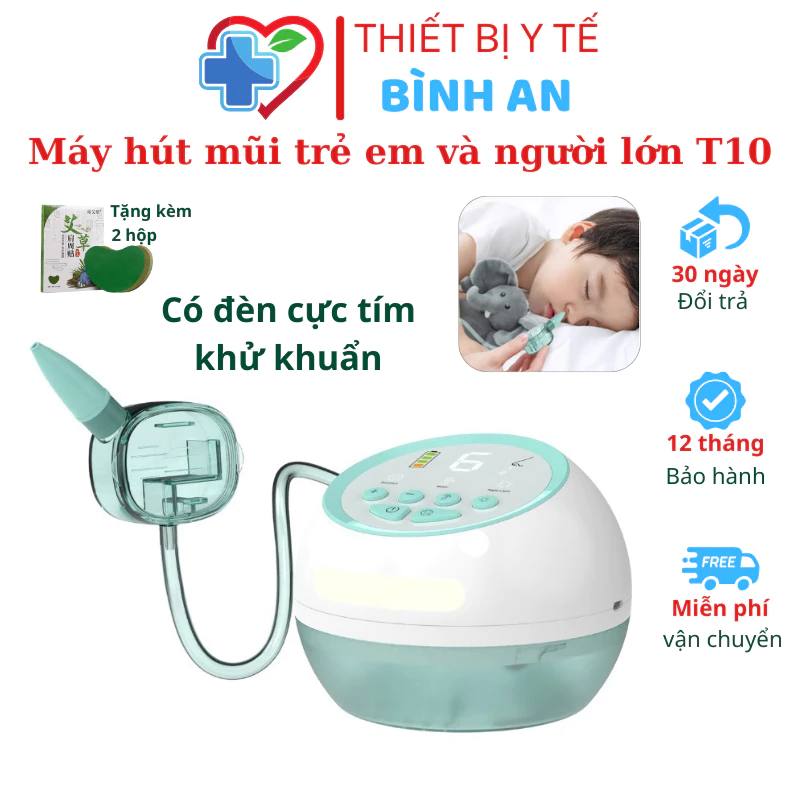 Máy Hút Mũi Cao Cấp Cho Bé Beame T10, Máy Hút Nước Mũi Trẻ Em Và Người Lớn Thế Hệ Mới