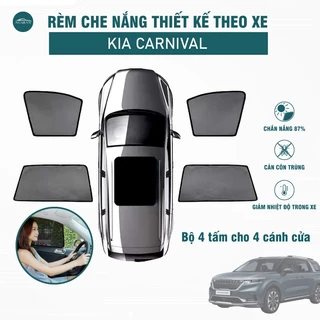 Rèm che nắng, Chắn nắng ô tô dành cho xe KIA Carnival 6 Cánh 2021-2024