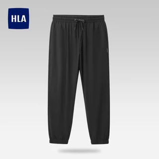 HLA - Quần Jogger Nam Lưng Thun đàn hồi Elastic breathable drawstring cool black jogger pants