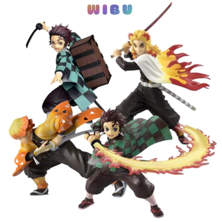 Mô hình Kimetsu No Yaiba figure Demon Slayer Tanjirou , Kyoujurou , Zenitsu cực ngầu . figure thanh gươm diệt quỷ