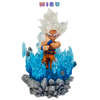 Mô hình Dragon Ball SonGoku bản năng vô cực , có led cao 11cm mô hình figure 7 viên ngọc rồng