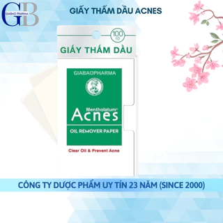 Giấy thấm dầu Acnes Oil Remover Paper (100 tờ)