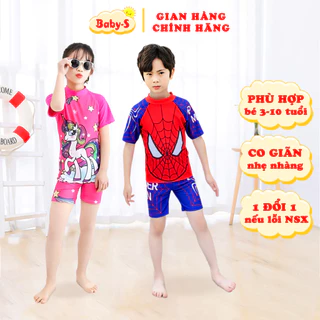 Đồ bơi cho bé 3-10 tuổi nhiều họa tiết đáng yêu Baby-S, Đồ bơi bé gái và bé trai chất thun mềm mịn cao cấp - SDB020