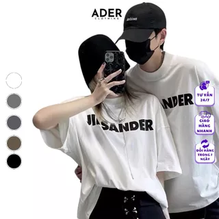 Áo thun Local Brand JIL SANDER unisex 100% cotton  - nam nữ from rộng oversize