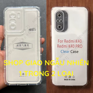 Ốp lưng Xiaomi redmi K40 / K40 pro 5G / Xiaomi 11i / Poco F3 dẻo trong suốt, bảo vệ từng lỗ cam, bền dẻo