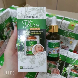 [Sỉ HCM] Chai 30ml Tinh dầu Tràm Organic Giữ ấm phòng cảm lạnh, xua đuổi côn trùng. Dùng được cho trẻ sơ sinh