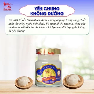 Yến hũ chưng sẵn vị không đường - YẾN NA