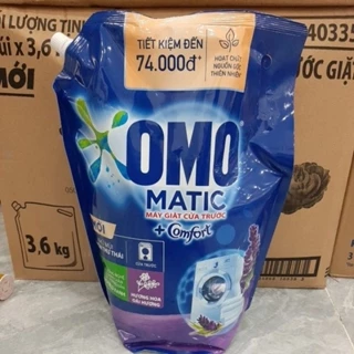 Nước giặt OMO Matic Cửa Trước Khử Mùi Thư Thái 3,6kg