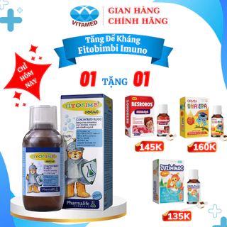 Fitobimbi Immuno - Bổ Sung Vitamin, Khoáng Chất Cho Bé Chai 200ml