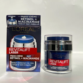 Kem dưỡng da ban đêm L’oreal Revitalift Laser Pressed Cream 50ml