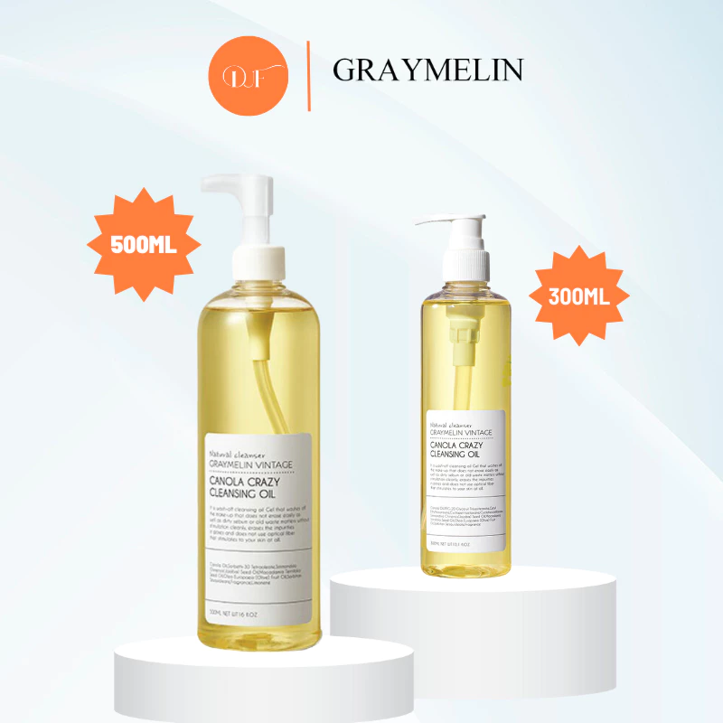 Dầu Tẩy Trang Hoa Cải Graymelin Vintage Canola Crazy Cleansing Oil 500ml