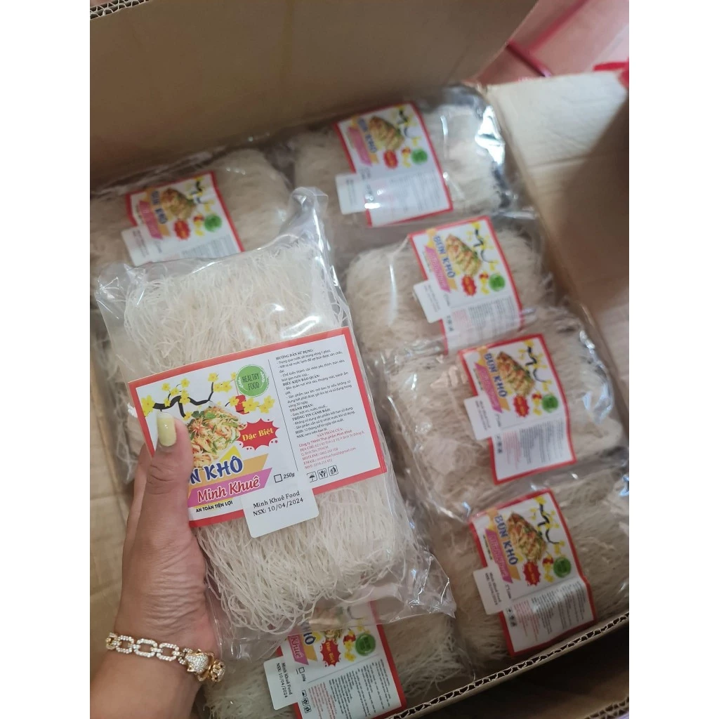 Bún gạo khô MINH KHUÊ 250g (Hàng ngon chuẩn xuất khẩu)