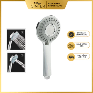 Bát Tay Sen Tắm 3 Chế Độ Massage Cao Cấp Dây Sen Inox Và Cài Sen Dán GINTER GT03