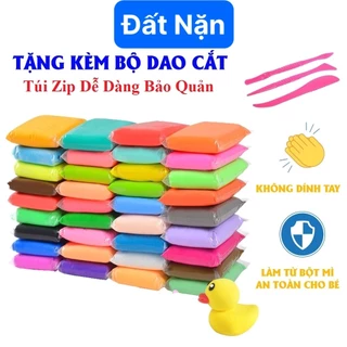 Đất sét tự khô an toàn cho bé không dính tay Combo gói đất sét tự khô 12 24 36 màu