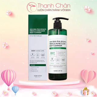 Sữa Tắm Hết Mụn Lưng Some by mi AHA BHA PHA 30 Days Miracle clear body cleanser 400g (store)