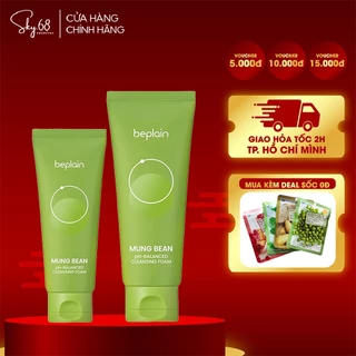 Sữa rửa mặt Beplain Mung Bean pH-Balanced Cleansing Foam 80ml/160ml